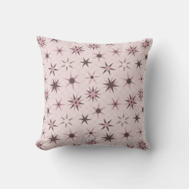 Almofada Estrelas Geo Rosa Bonito - padrão.