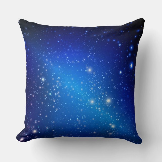 Almofada Estrelas no travesseiro decorativo do céu (Frente)