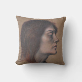 Almofada Estudo de uma Cabeça de Mulher (por Evelyn De Morg