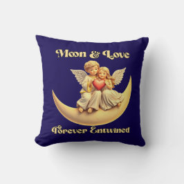 Almofada Eternal Love on a Crescent Moon