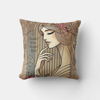 Almofada Eterno elegante Lady Vintage