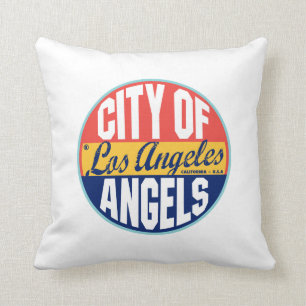 Almofada Etiqueta do vintage de Los Angeles