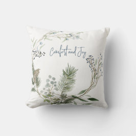 Almofada Etiquetas de Favor do Winter Berry Wreath