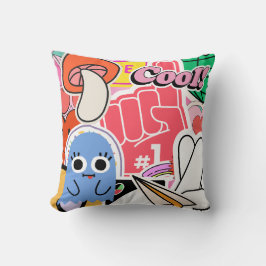 Almofada Etiquetas Legal de Y2K