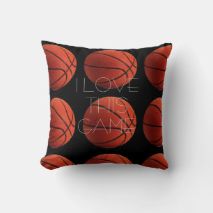 Almofada Eu Adoro Aproximação De Basquete