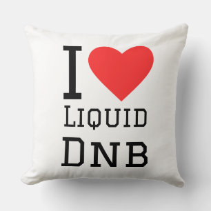 Almofada Eu adoro dnb líquido