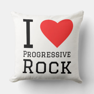 Almofada Eu adoro rock progressivo