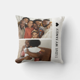 Almofada Eu Amo a Colagem Personalizada de Fotos 4 da minha