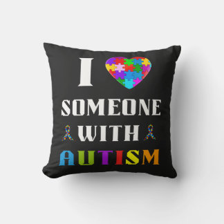 Almofada Eu Amo Alguém com Autismo