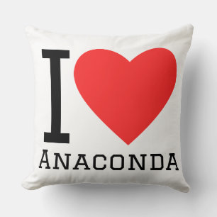 Almofada Eu amo anaconda