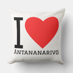 Almofada Eu amo Antanarivo