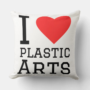 Almofada Eu amo artes plásticas