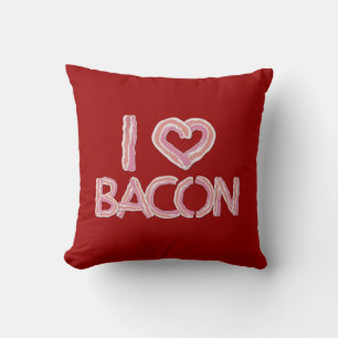 Almofada Eu Amo Bacon