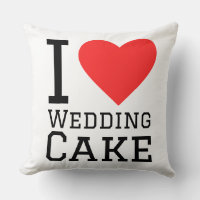 Eu amo bolo de casamento