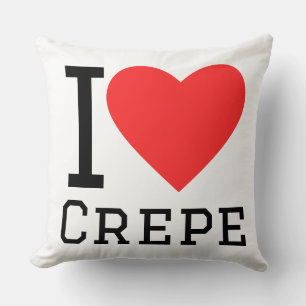 Almofada Eu amo crepe