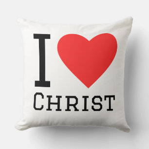 Almofada Eu amo Cristo