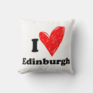 Almofada Eu amo Edimburgo