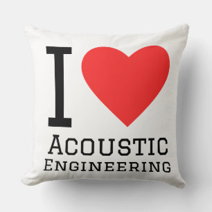 Almofada Eu amo engenharia acústica