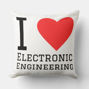 Almofada Eu amo engenharia eletrônica 