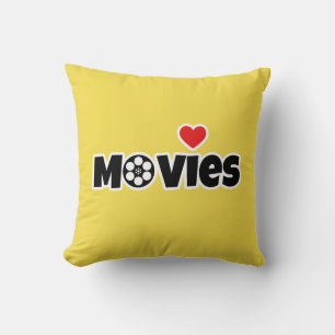 Almofada Eu amo filmes