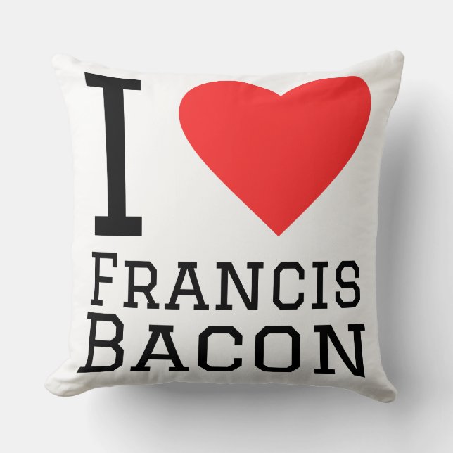 Almofada Eu amo Francis bacon  (Frente)