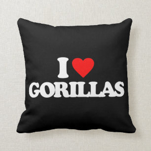 ALMOFADA EU AMO GORILA