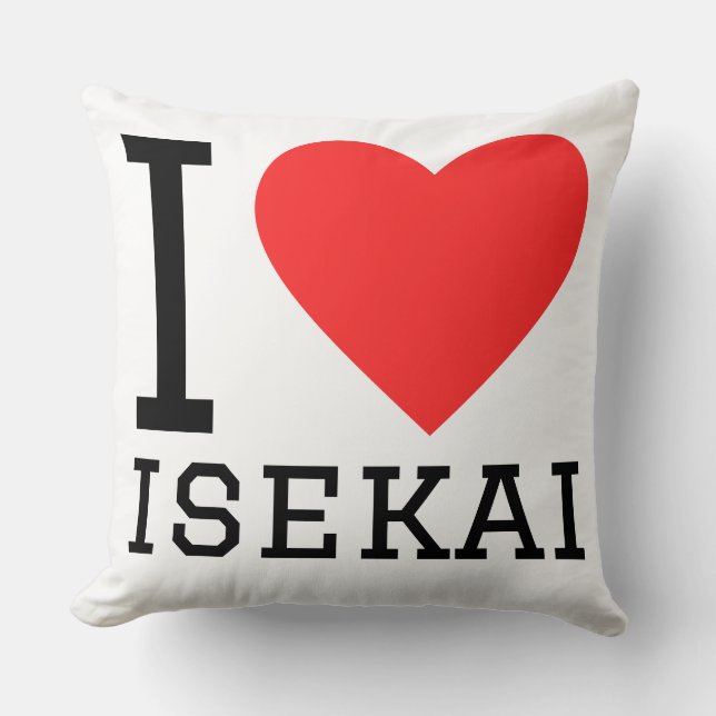 Almofada Eu amo isekai  (Frente)
