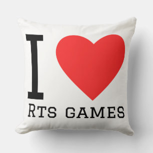 Almofada Eu amo jogos rts