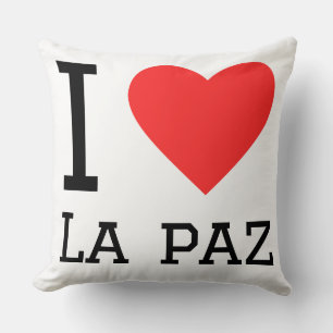 Almofada Eu amo La Paz