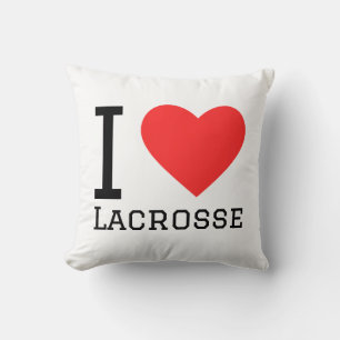 Almofada Eu amo lacrosse