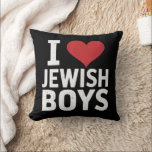 Almofada Eu Amo Meninos Judeus Eu Corto Meninos Judeus Hanu<br><div class="desc">Eu Amo Meninos Judeus Eu Corto Meninos Judeus Hanukkah</div>
