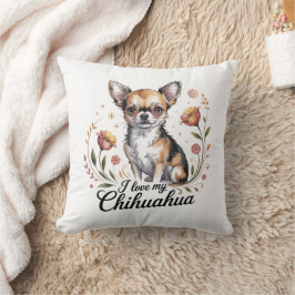 Almofada Eu amo meu chihuahua