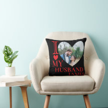 Eu Amo Meu Marido Foto Personalizada Coração