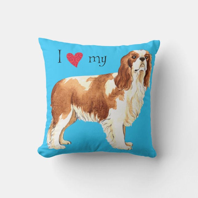 Almofada Eu amo meus Cavalier (Frente)