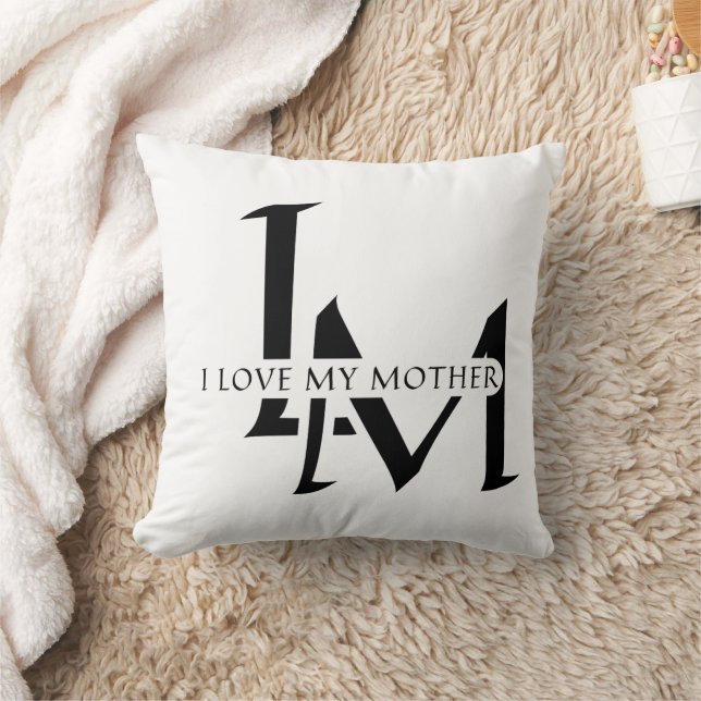 Almofada Eu amo minha mãe (Cobertor)