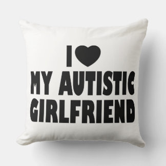 Almofada Eu Amo Minha Namorada Autista - Aceitação do Autis