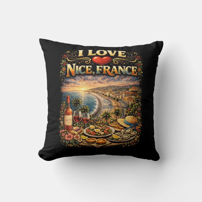 Almofada Eu Amo Nice (Frente)