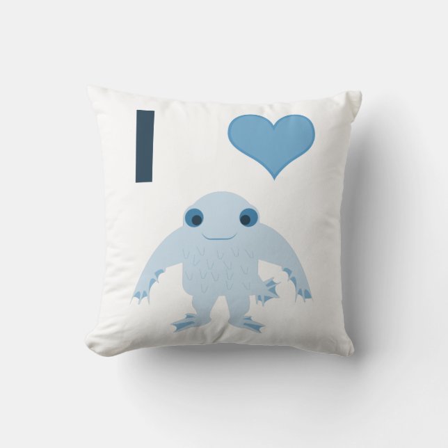 Almofada Eu amo Ningen (Frente)