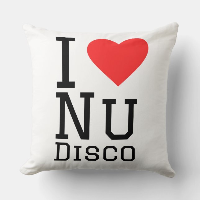 Almofada Eu amo Nu Disco (Frente)