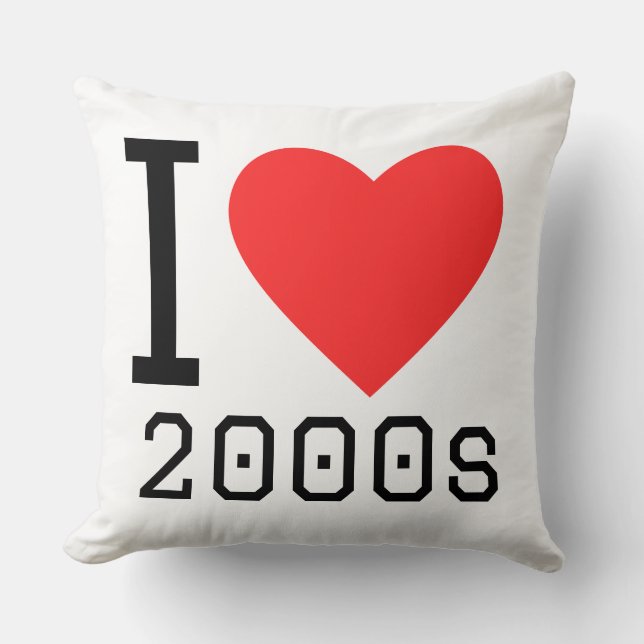 Almofada Eu amo os anos 2000 (Frente)