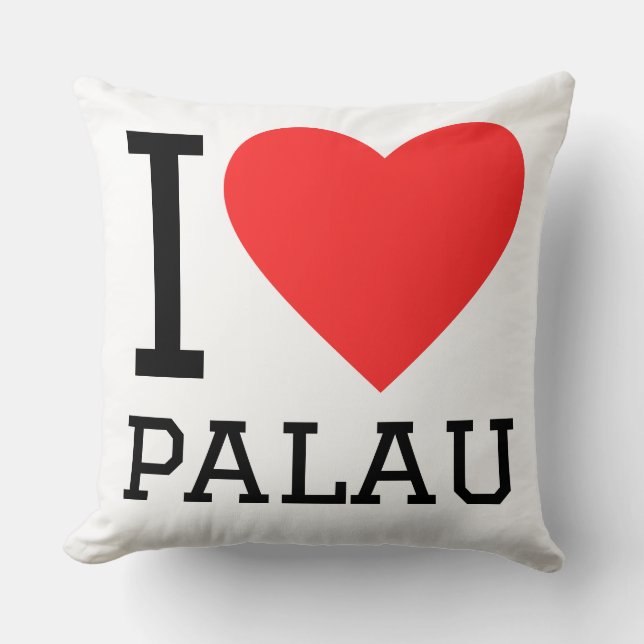 Almofada Eu amo Palau  (Frente)