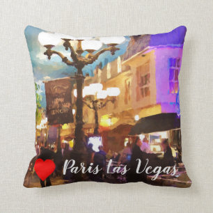 Almofada Eu amo Paris, mas só no Travesseiro decorativo de