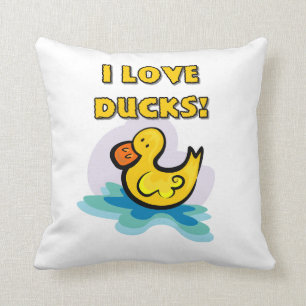 Almofada Eu amo patos