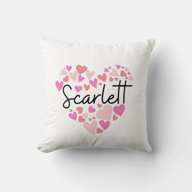 Almofada Eu amo Scarlett (Frente)