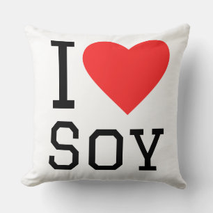 Almofada Eu amo soja