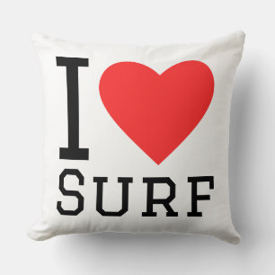 Almofada Eu amo surf