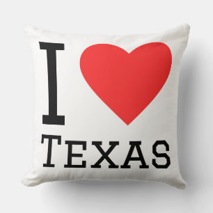 Almofada Eu amo Texas