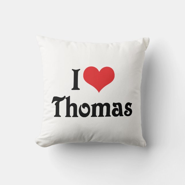 Almofada Eu Amo Thomas (Frente)