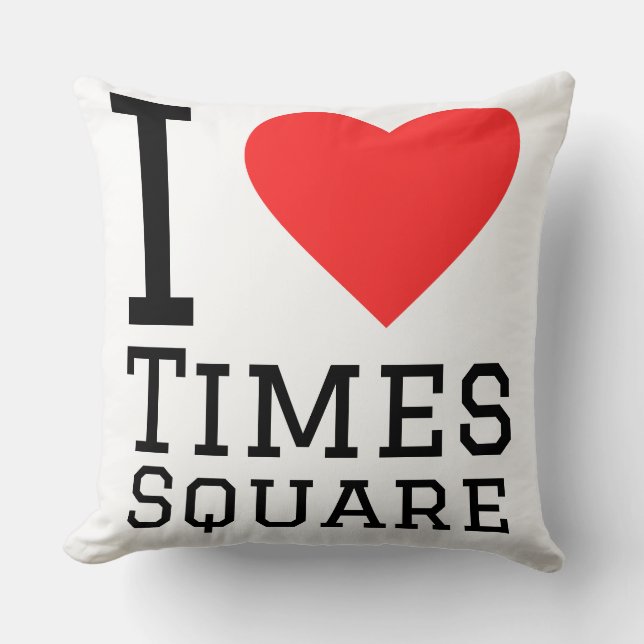 Almofada Eu amo Times Square  (Frente)