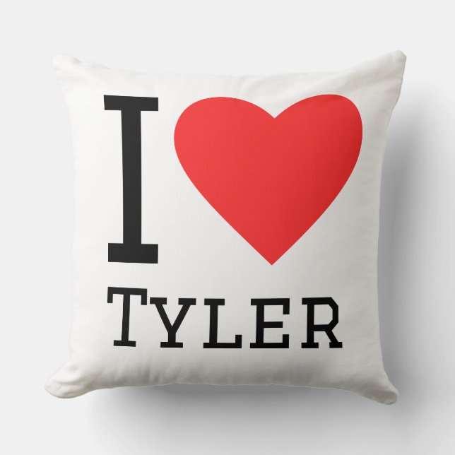 Almofada Eu amo Tyler  (Frente)
